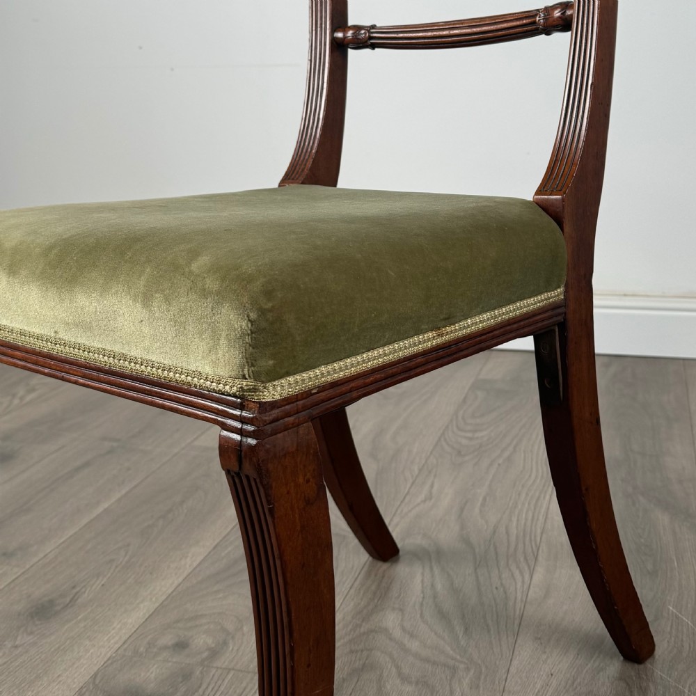 Antique Early 19th Century Set Of 8 Regency Dining Chair’s  View IX