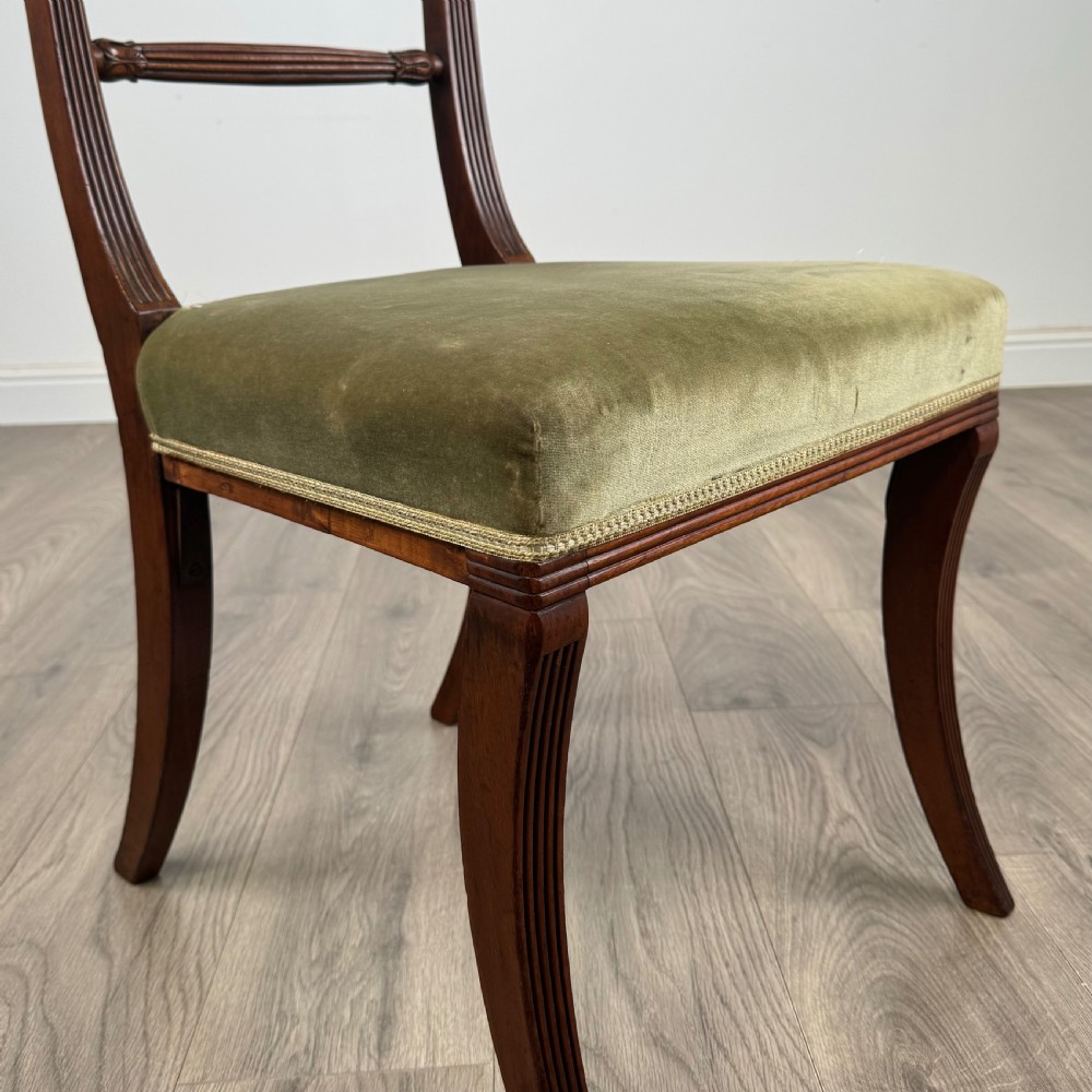 Antique Early 19th Century Set Of 8 Regency Dining Chair’s  View XI
