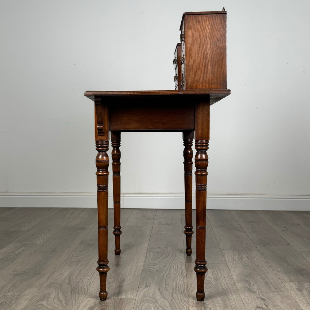  Antique Unusual 20th Century Desk In Oak 
 View III