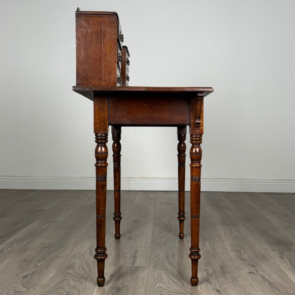  Antique Unusual 20th Century Desk In Oak 
 View VII
