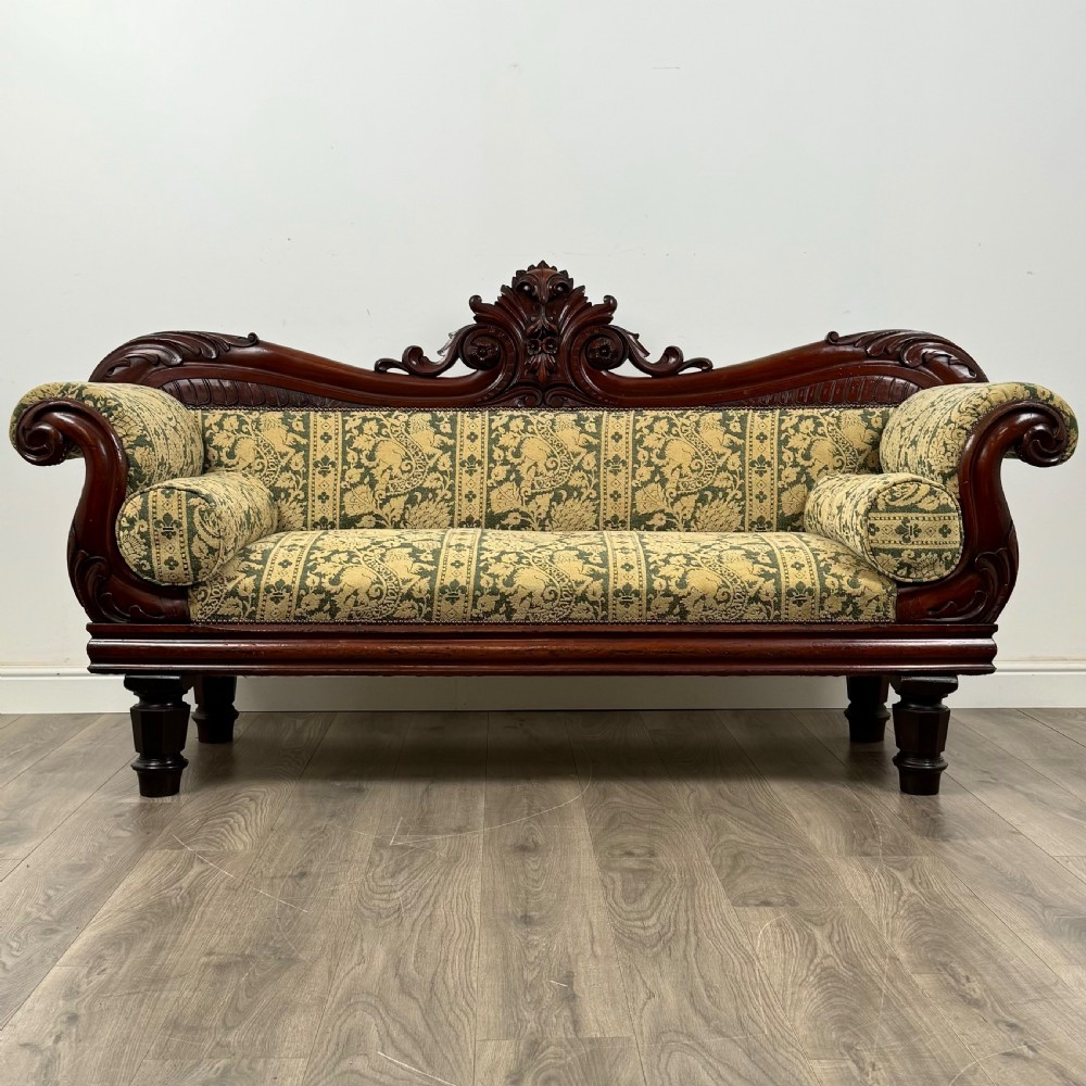Antique 19th Century Regency Sofa Of The Finest Quality 
