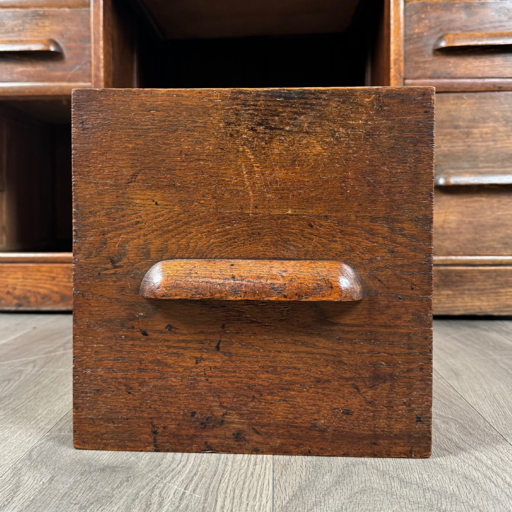 Antique 20th Century Roll Top Desk In Oak View XIII