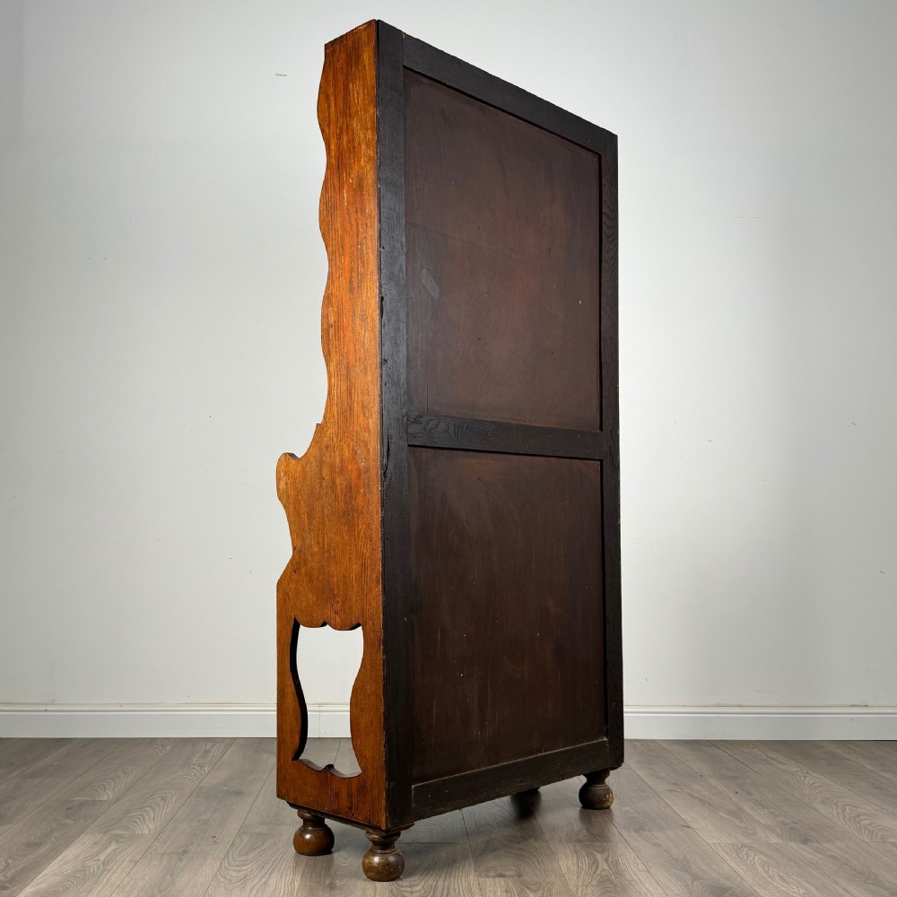Antique Unusual 19th Century Dresser In Oak  View IV