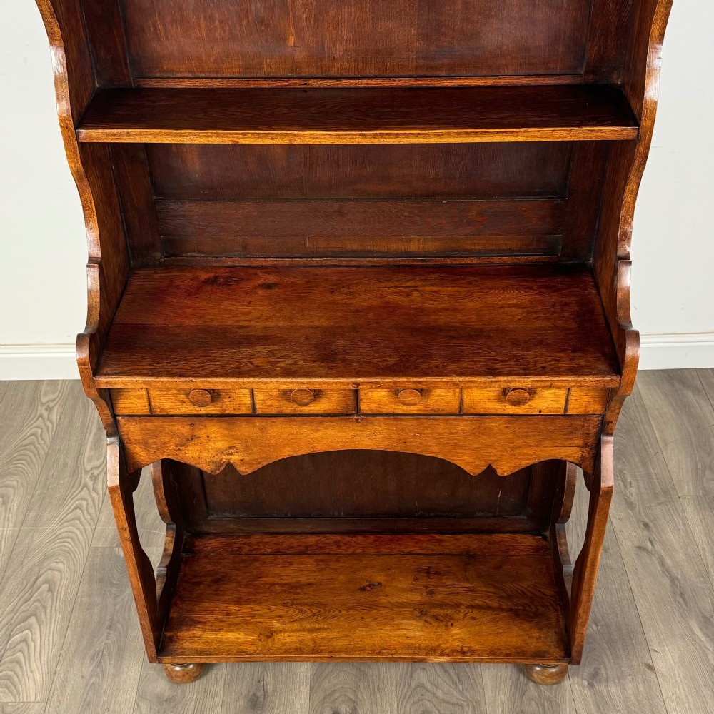 Antique Unusual 19th Century Dresser In Oak  View VII