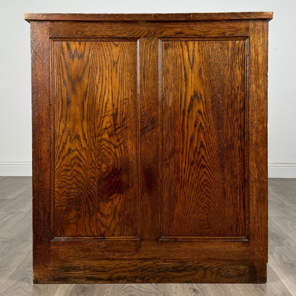  Antique 20th Century Unusual Chest Of Drawers In Oak  View II