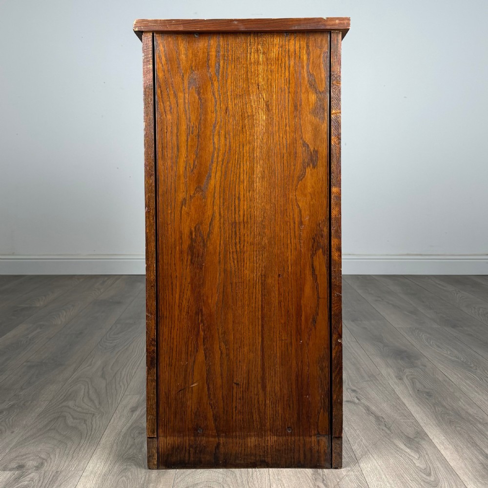  Antique 20th Century Unusual Chest Of Drawers In Oak  View IV