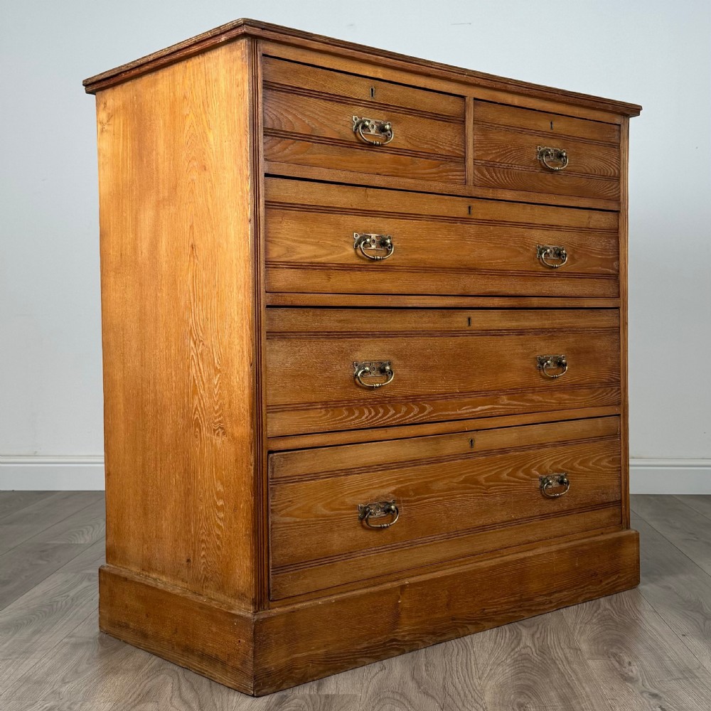 Antique Late 19th Century Chest Of Drawers In Ash  View VIII