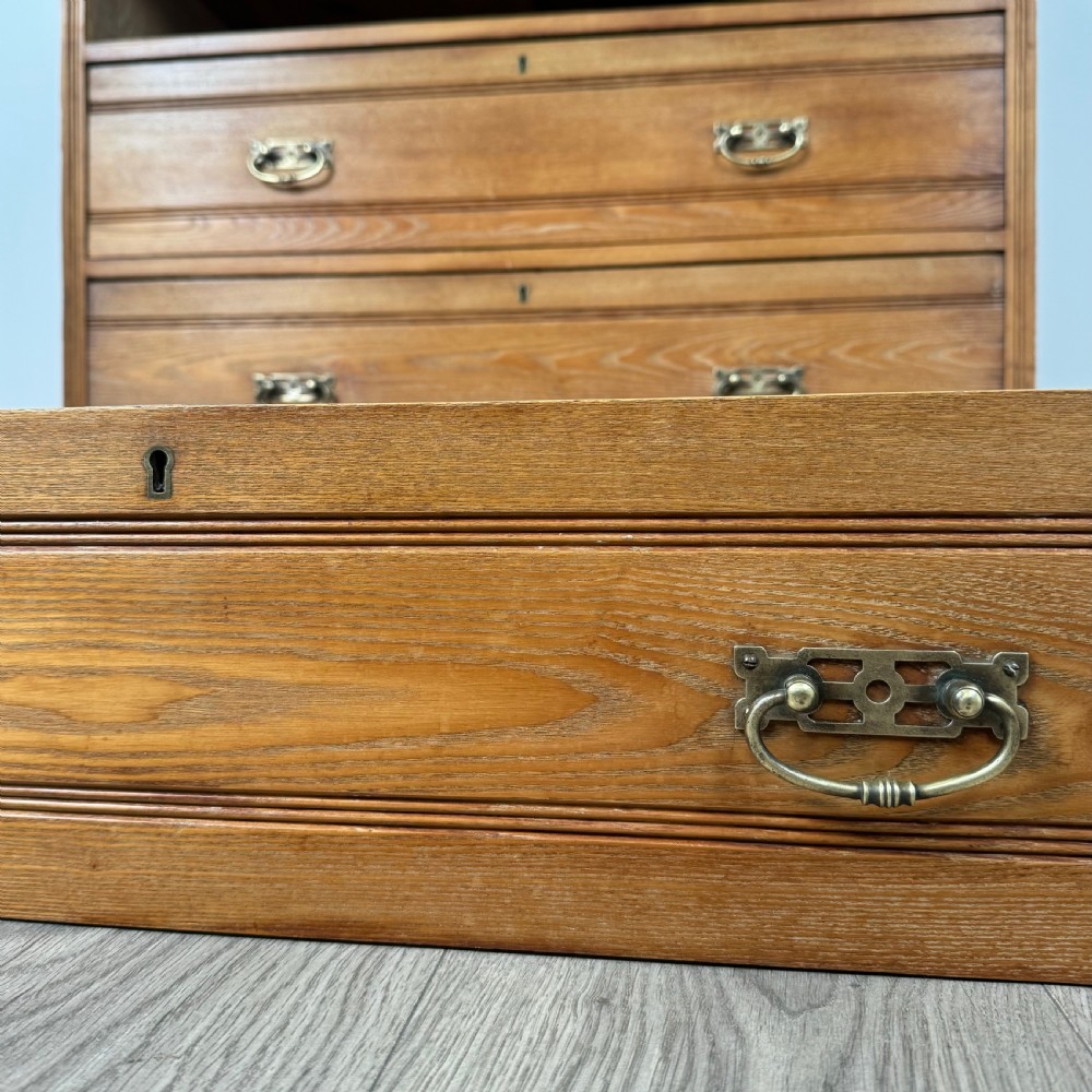 Antique Late 19th Century Chest Of Drawers In Ash  View XI