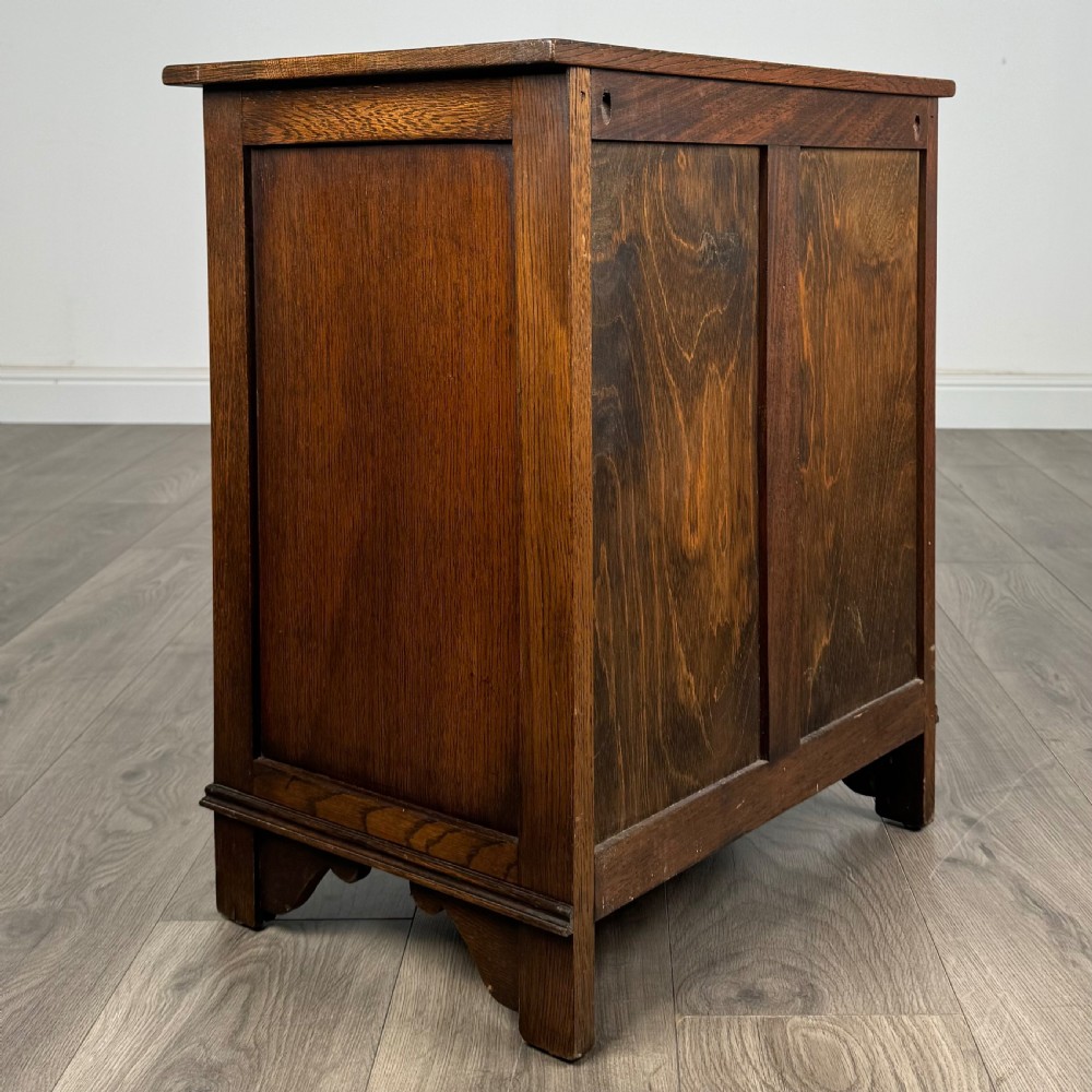 Antique Small 20th Century Chest Of Drawers In Oak  View VII