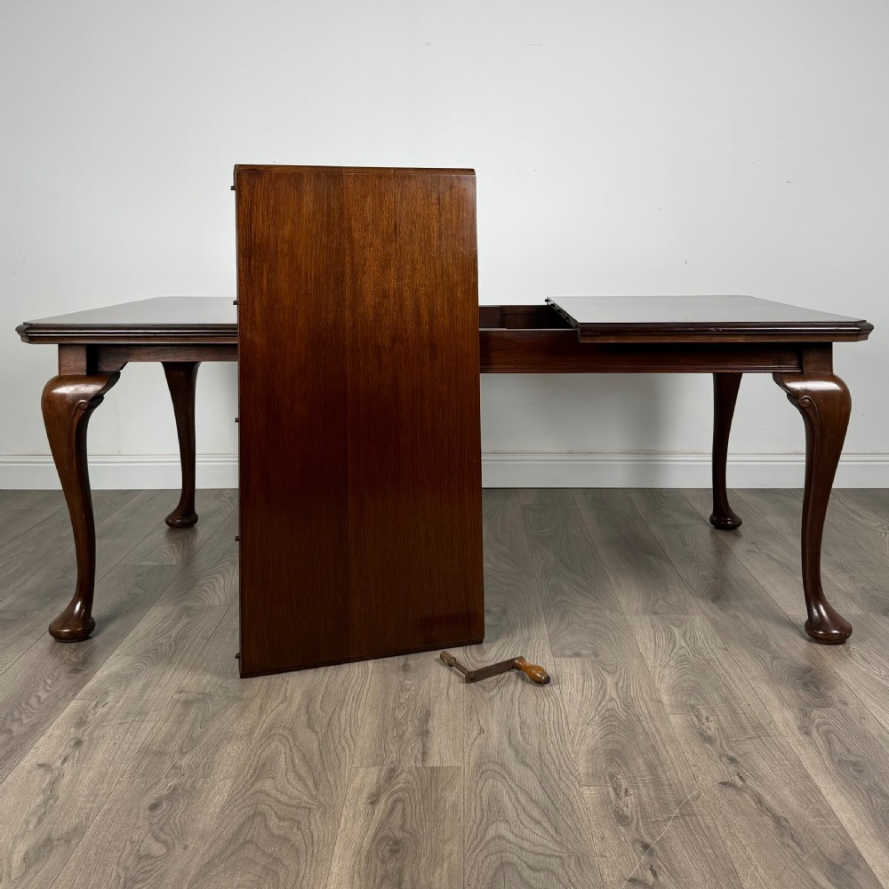  Antique 20th Century Queen Anne Style Dining Table  View IV