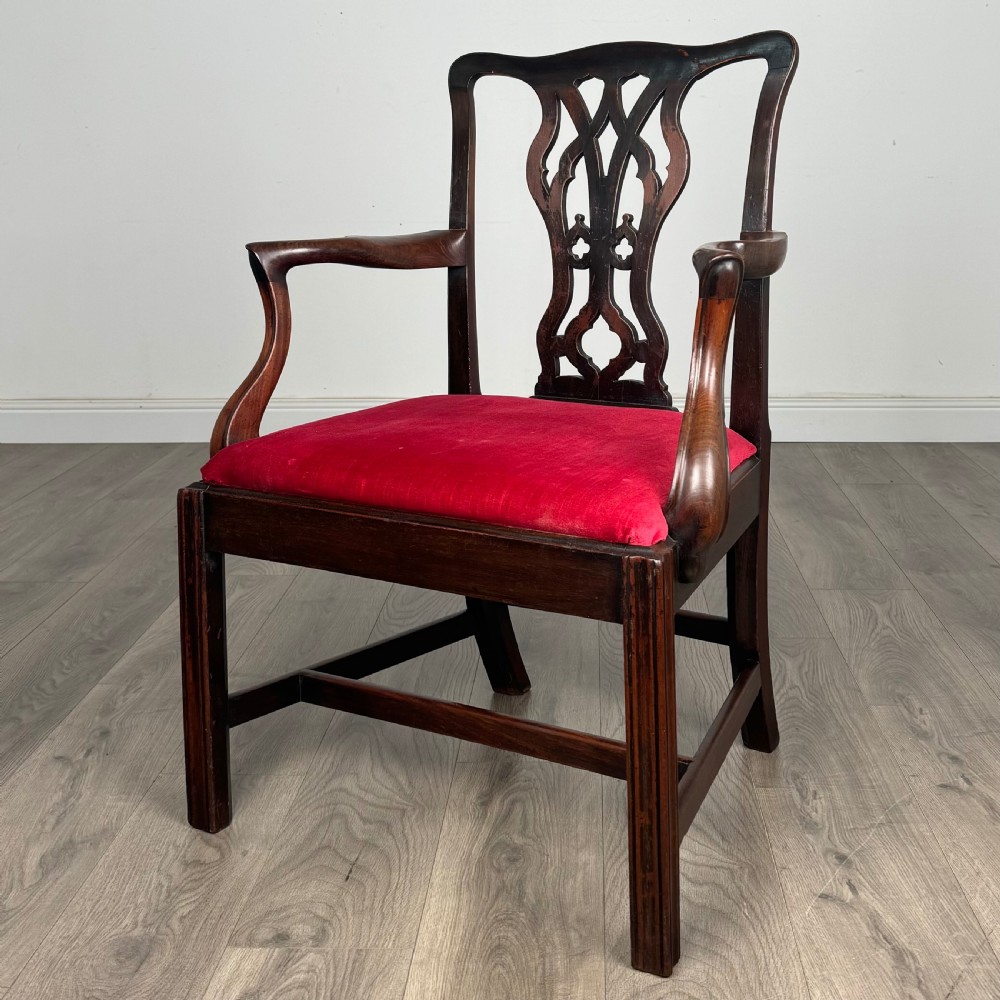 Antique 18th Century Unusual Set Of 8 Irish Dining Chairs 
 View IV