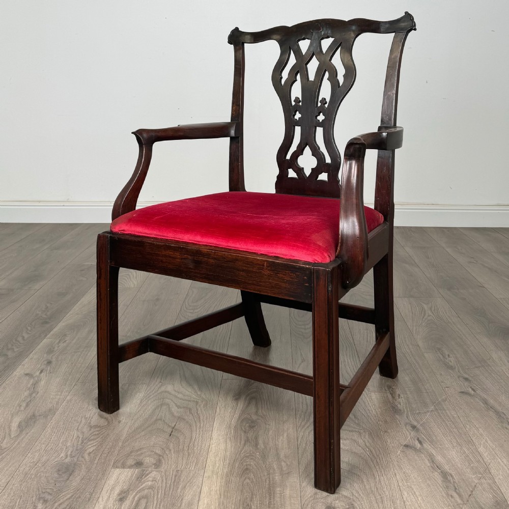 Antique 18th Century Unusual Set Of 8 Irish Dining Chairs 
 View XII