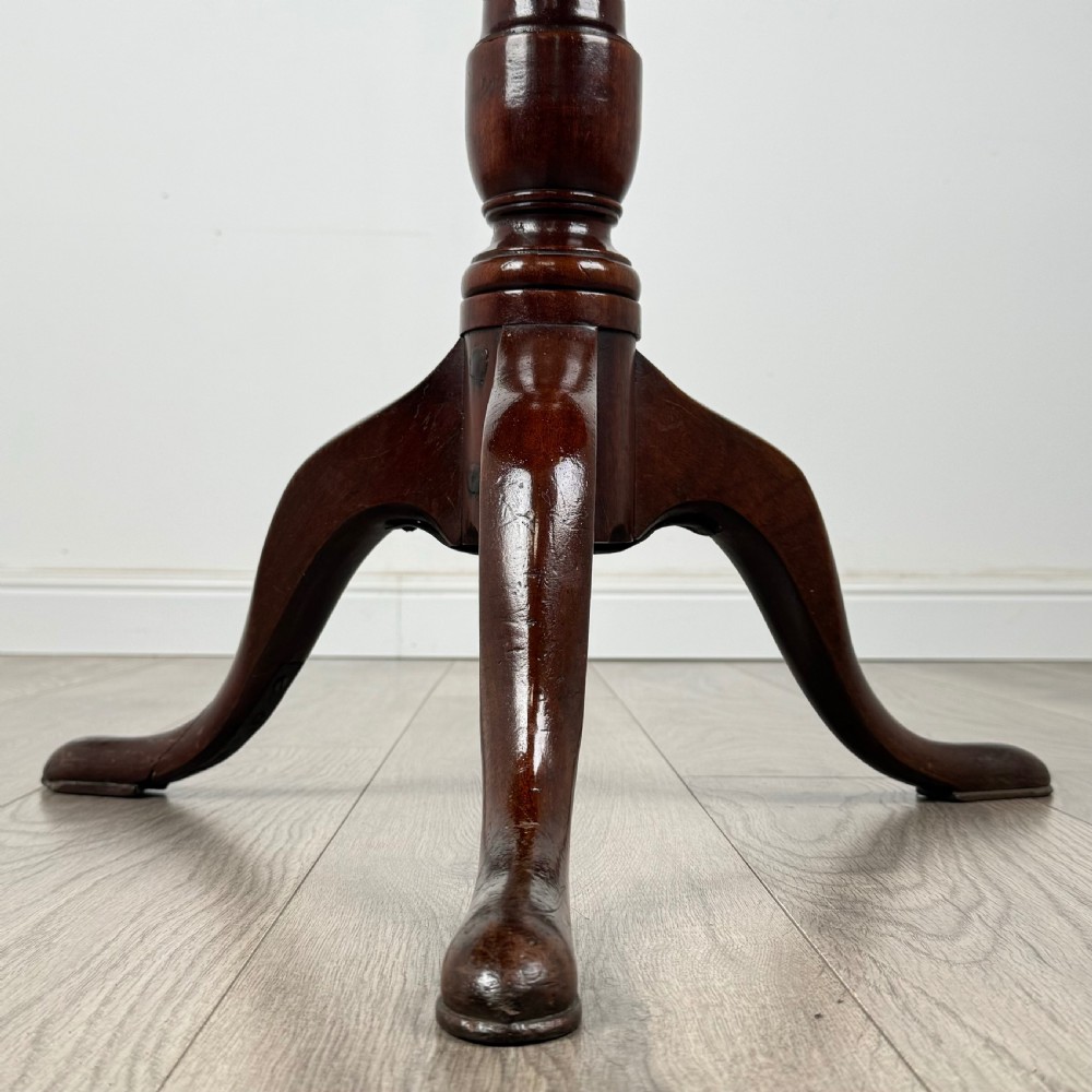 Antique 18th Century Tilt Top Table In Mahogany 
 View V