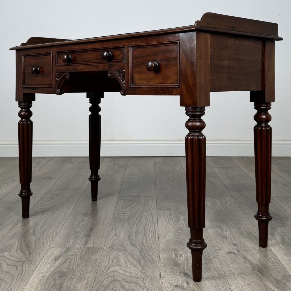  Antique 19th Century Writing Table In Mahogany 
 View II