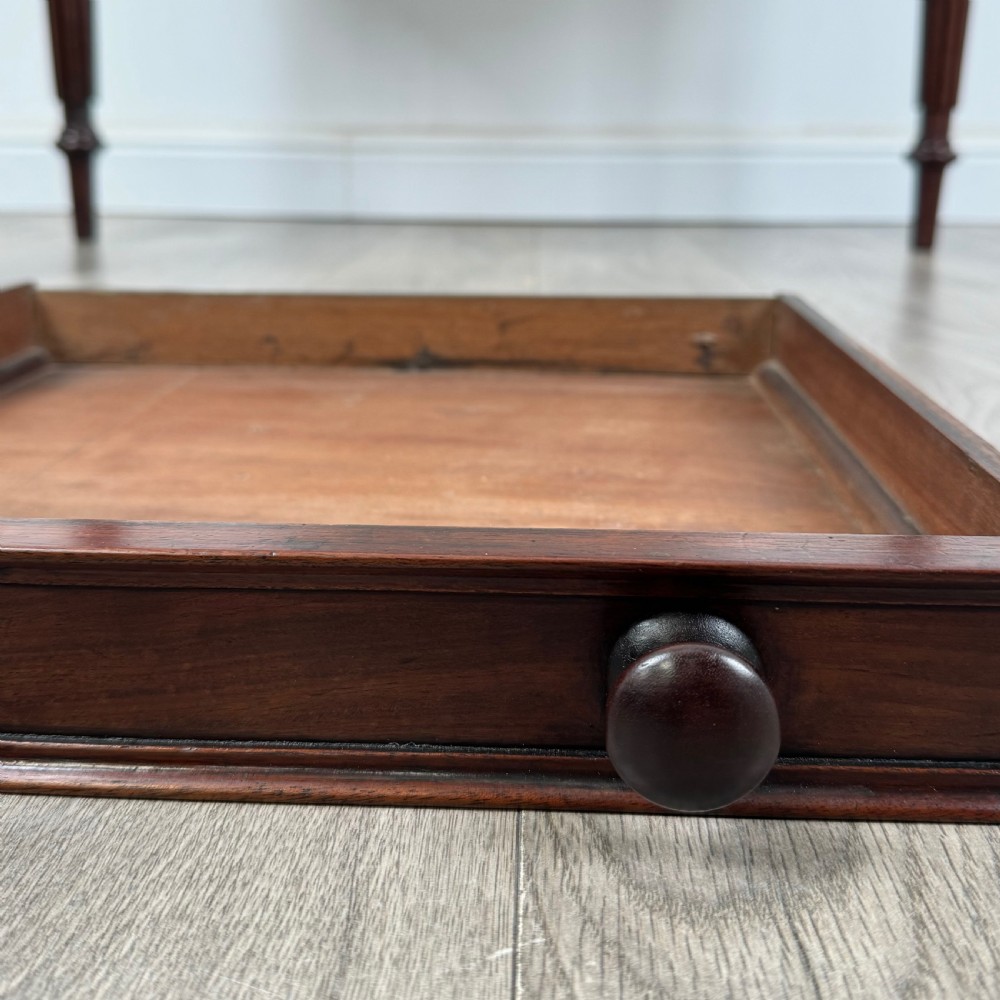  Antique 19th Century Writing Table In Mahogany 
 View IX