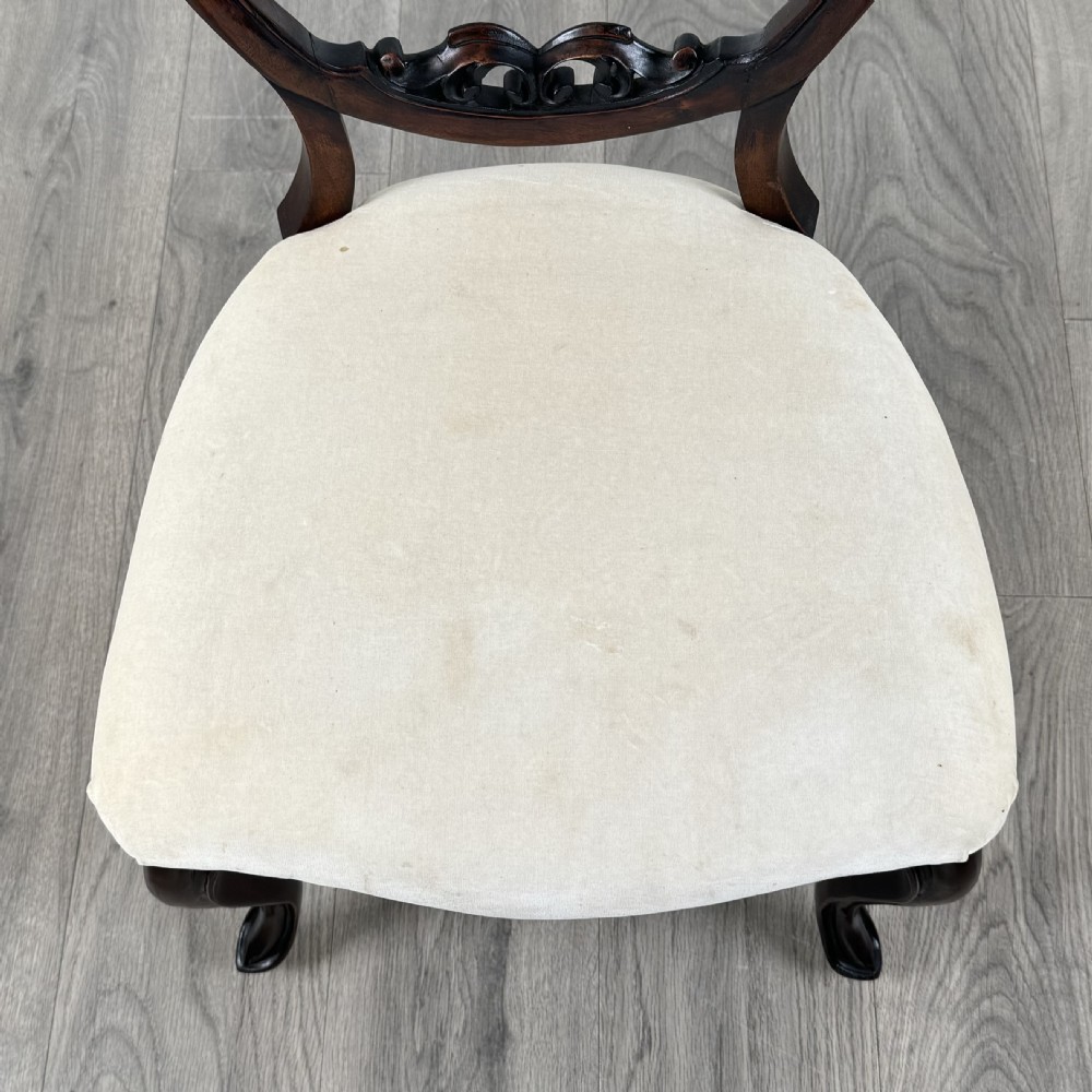 Antique 19th Century Set Of 6 Balloon Back Dining Chair’s 
 View VII