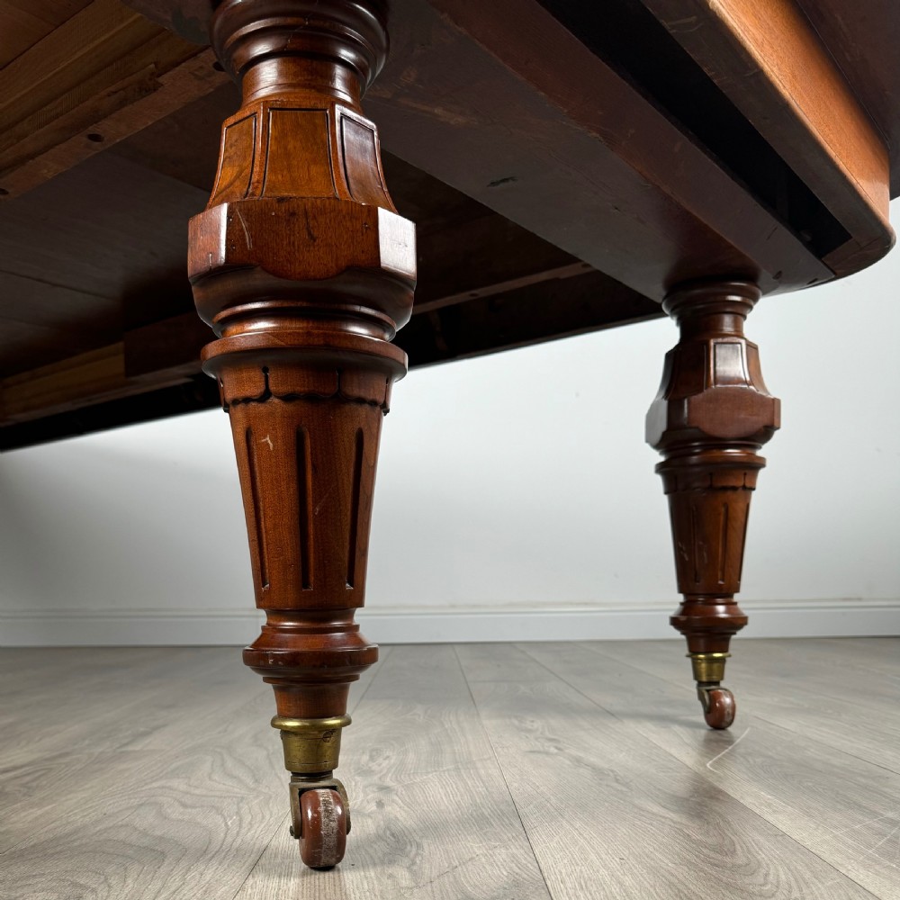  Antique Large 19th Century Dining Table Of Finest Quality 
 View XVI