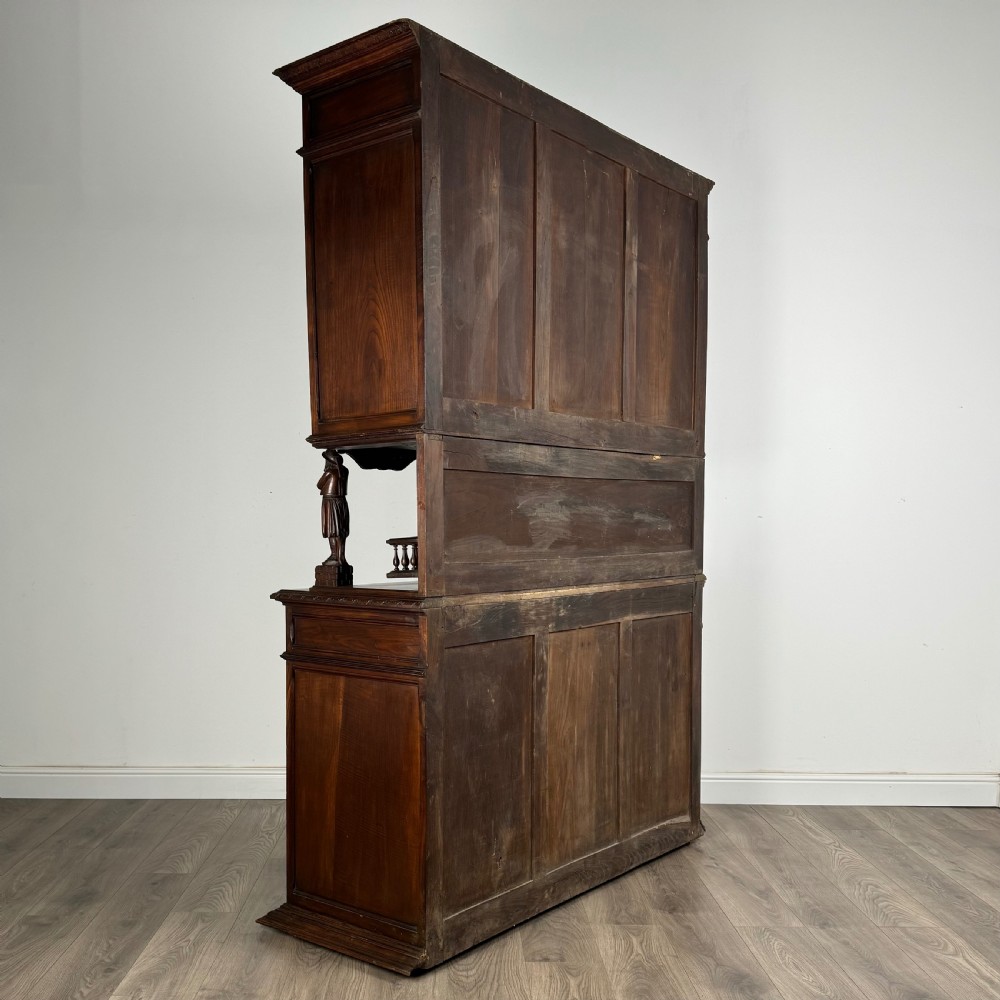 Antique 19th Century French Breton Sideboard In Chestnut 
 View V