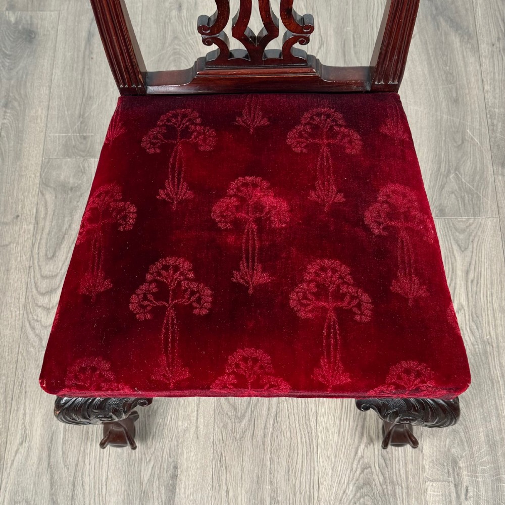  Antique 19th Century Set Of 6 Chippendale Style Dining Chairs 
 View VII