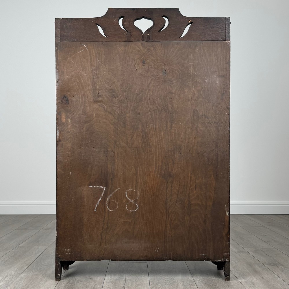 Antique 20th Century Small Arts And Crafts Bookcase In Oak  View V