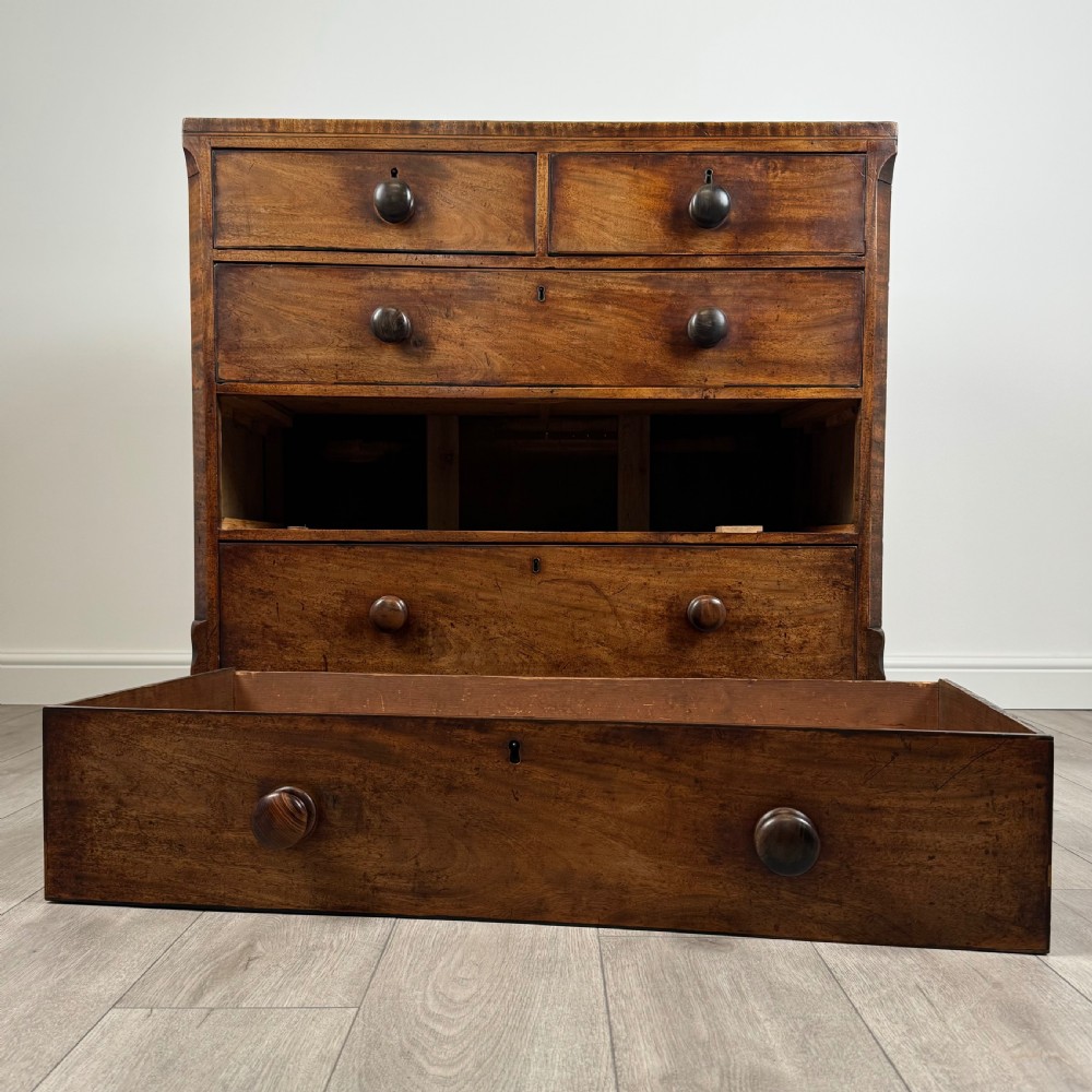 Antique 18th Century Finest Quality Mahogany Chest Of Drawers  View X
