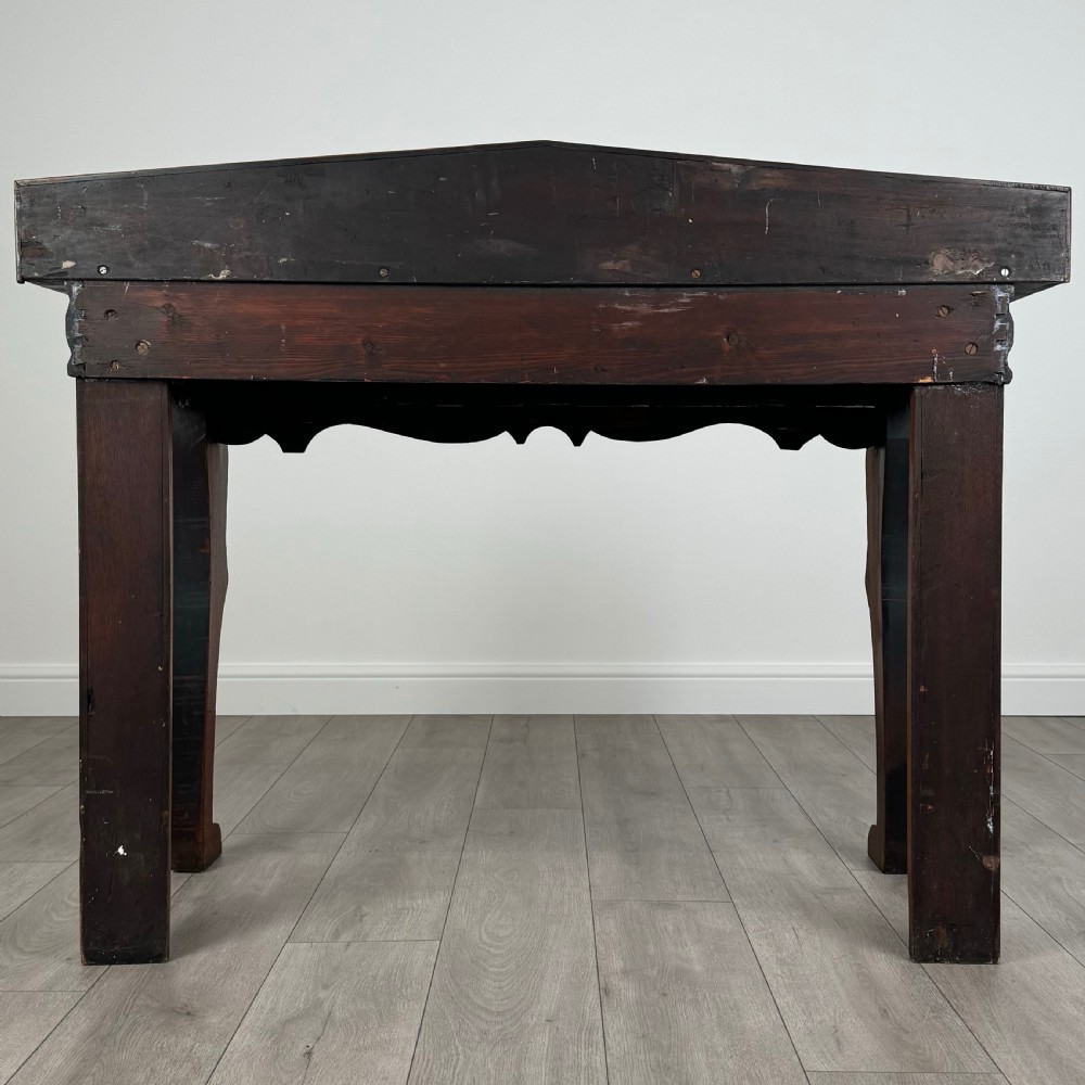  Antique 19th Century Console Table / Side Table In Mahogany
 View VII