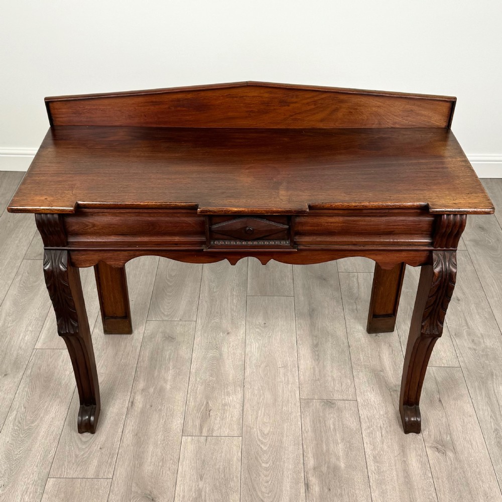  Antique 19th Century Console Table / Side Table In Mahogany
 View VIII