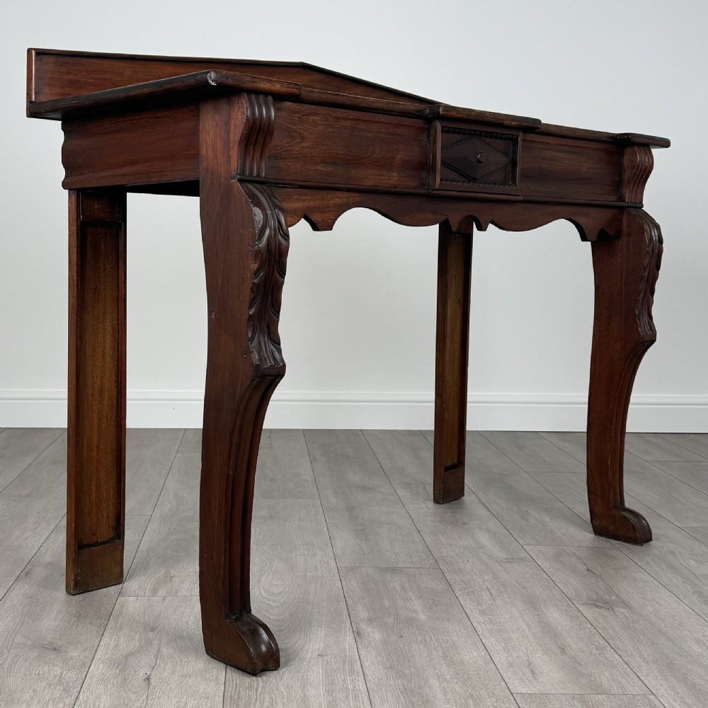  Antique 19th Century Console Table / Side Table In Mahogany
 View IX