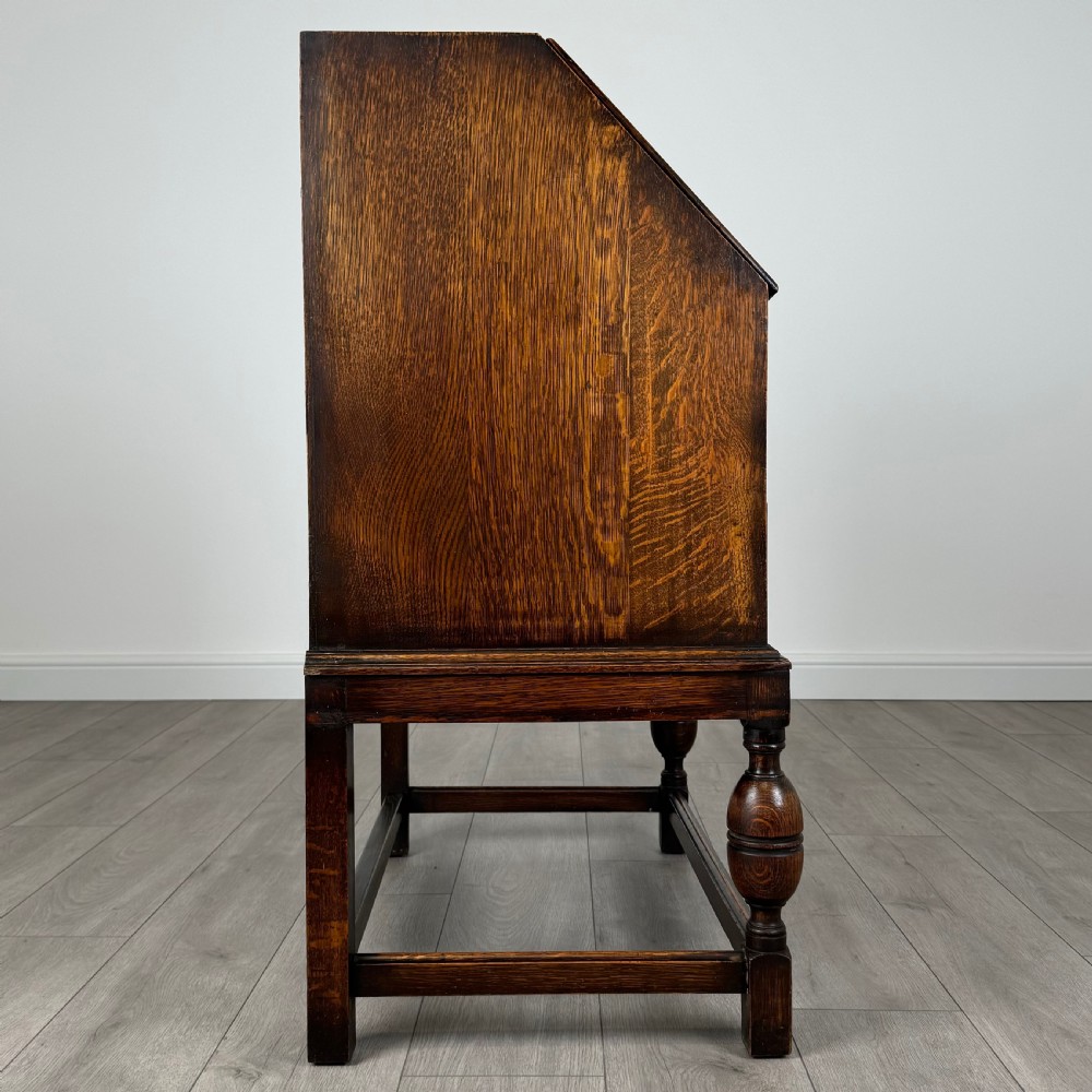 Antique 20th Century Oak Bureau Of Good Quality 
 View XI