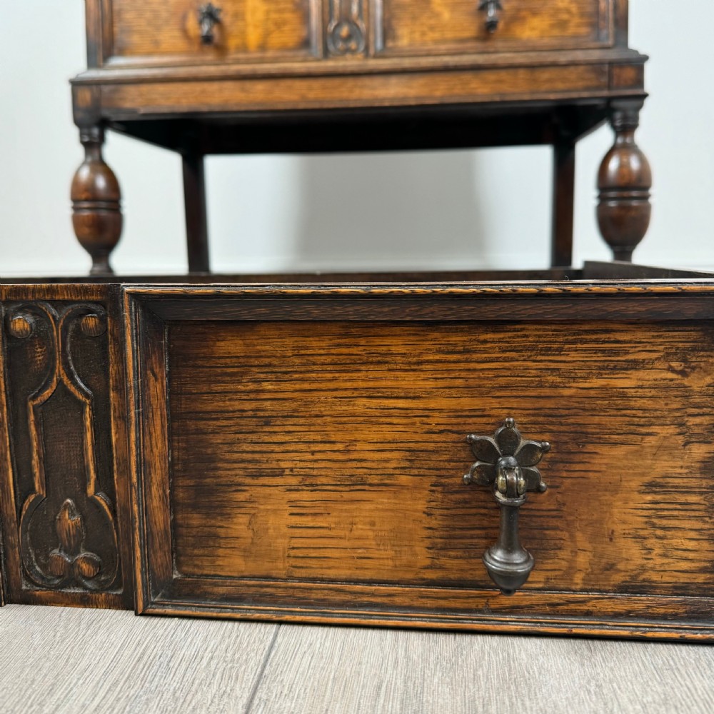 Antique 20th Century Oak Bureau Of Good Quality 
 View XIII