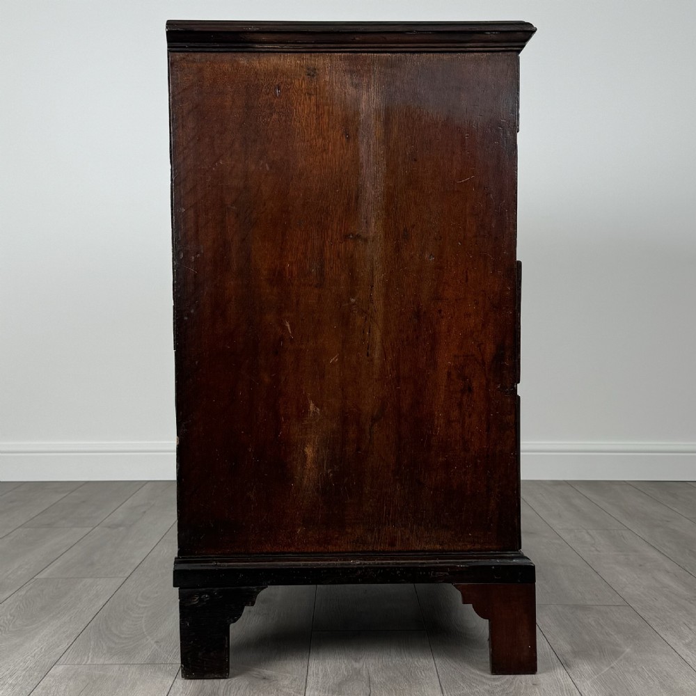  Antique 18th Century Good Quality Oak Chest Of Drawers  View VII