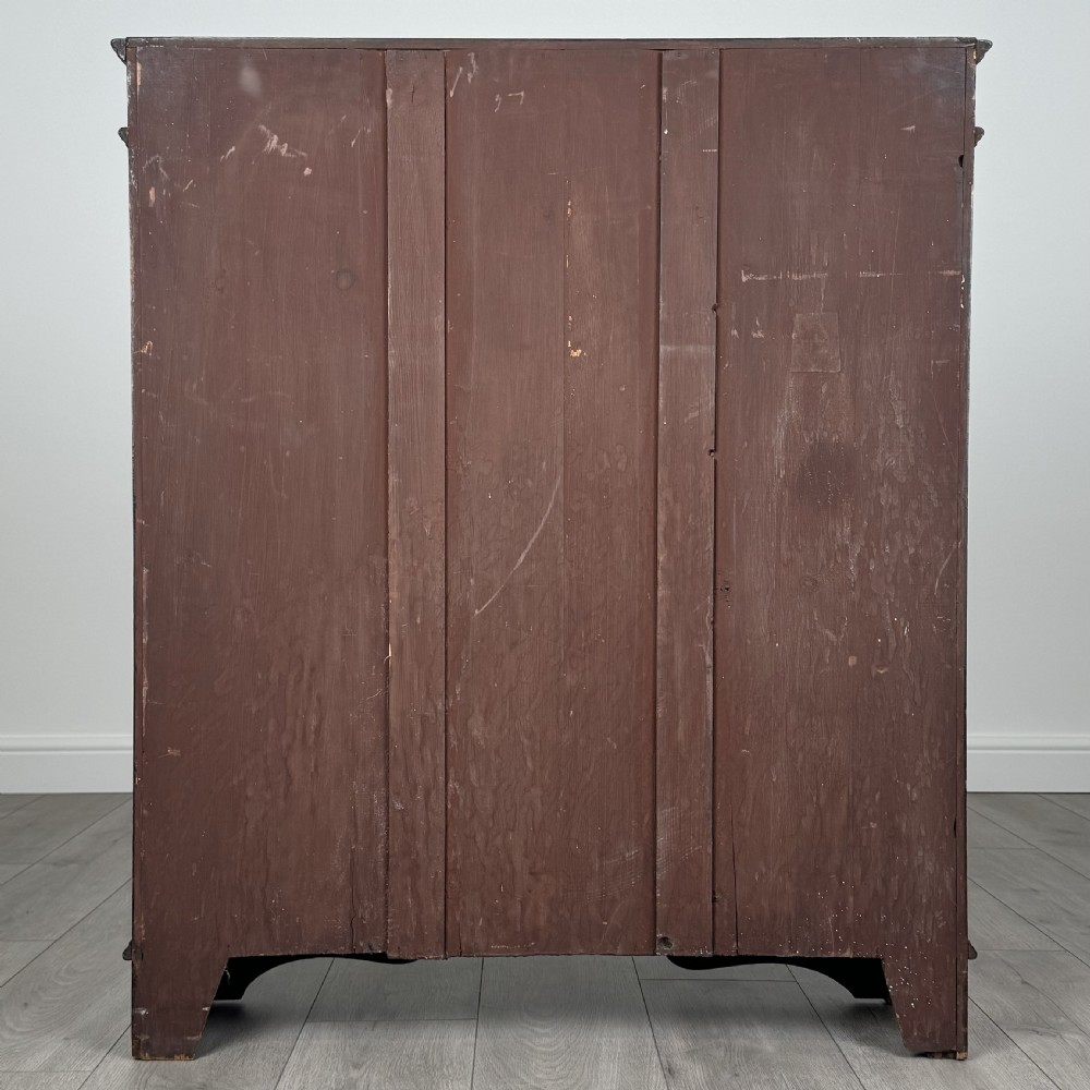 Antique 20th Century Small Open Bookcase In Mahogany  View III