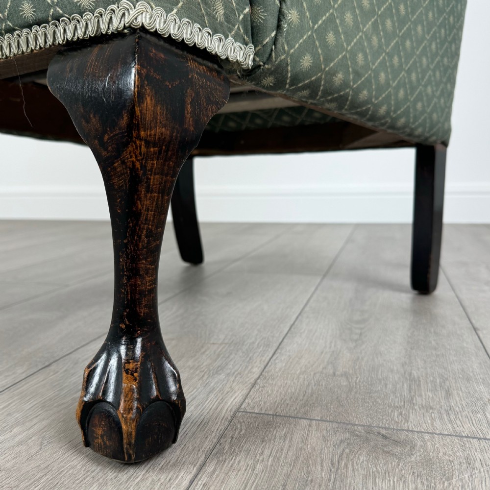 Antique 20th Century Armchair Of Small Proportion’s In Oak  View XI
