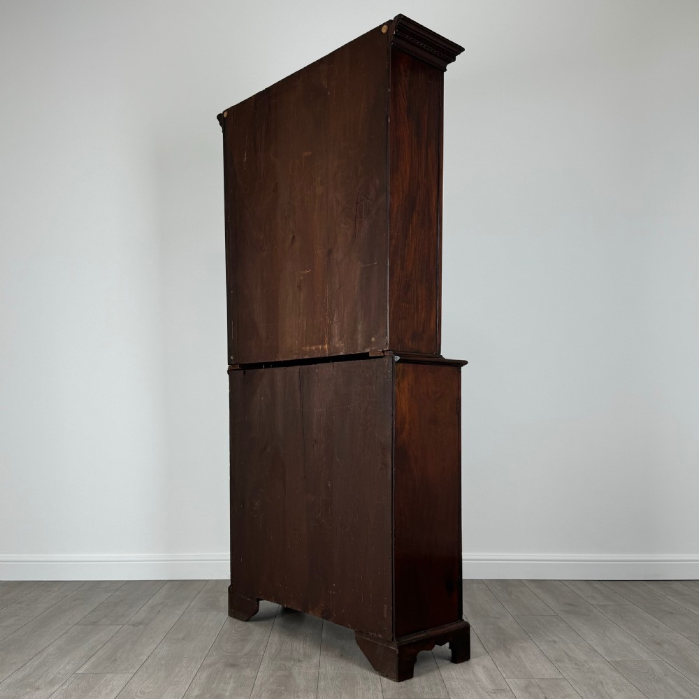 Antique 18th Century Bookcase Of Finest Quality In Mahogany  View IX