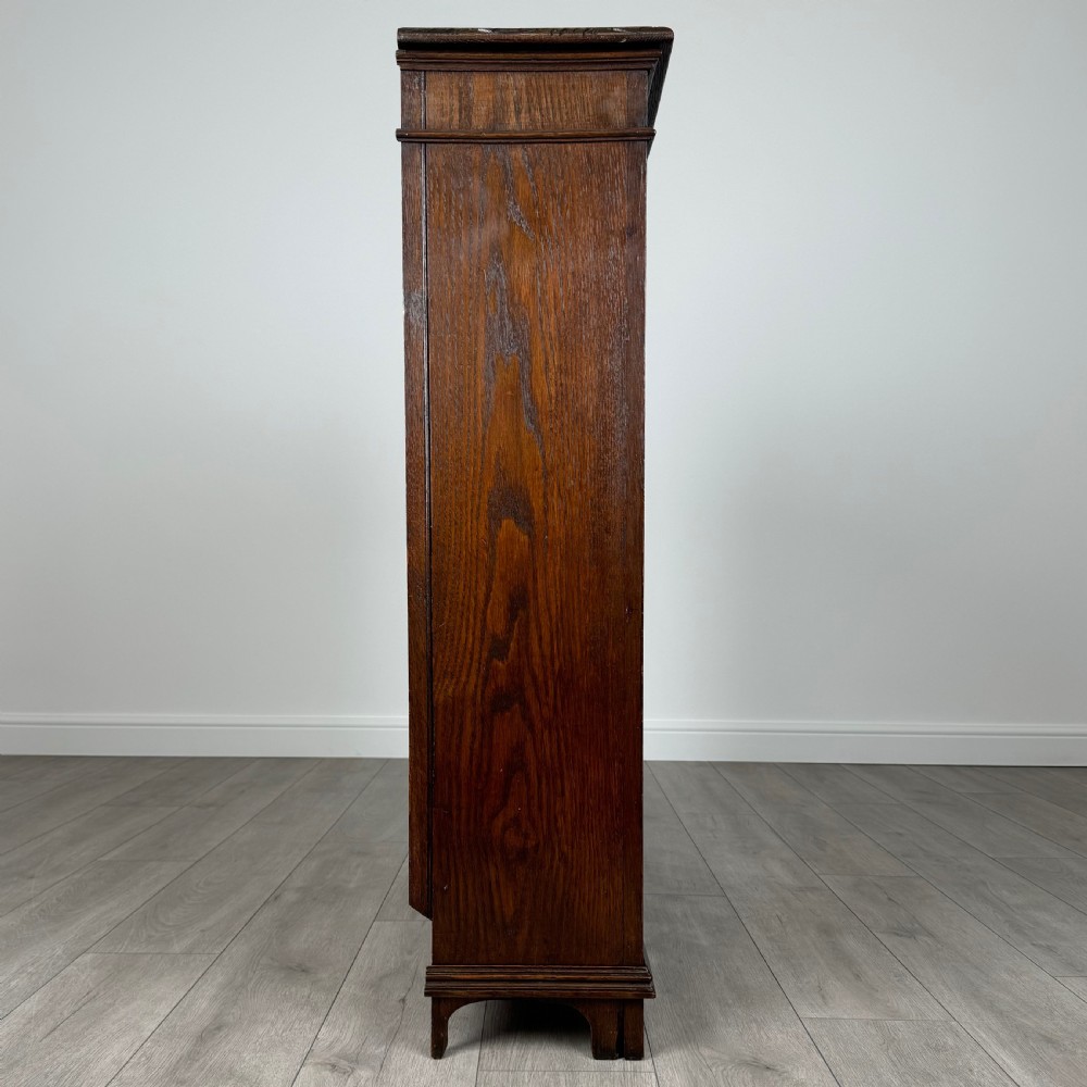 Antique 19th Century Heavily Carved Open Bookcase In Oak 
 View VII