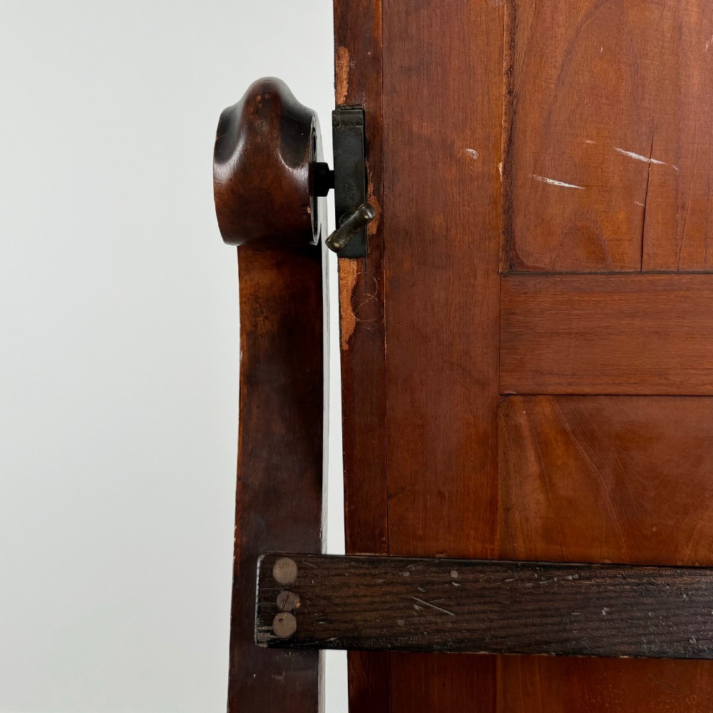 Antique 19th Century Good Quality Cheval Mirror In Mahogany  View XI
