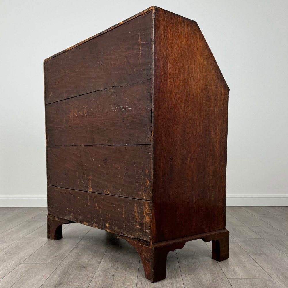 Antique 18th Century Bureau Of Good Quality In Mahogany  View IX