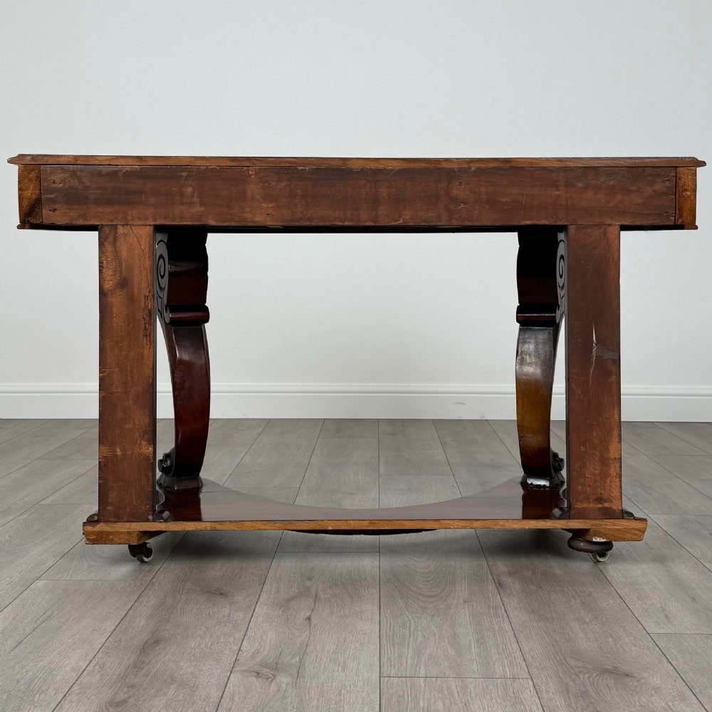  Antique 19th Century Console Table In Mahogany  View IV