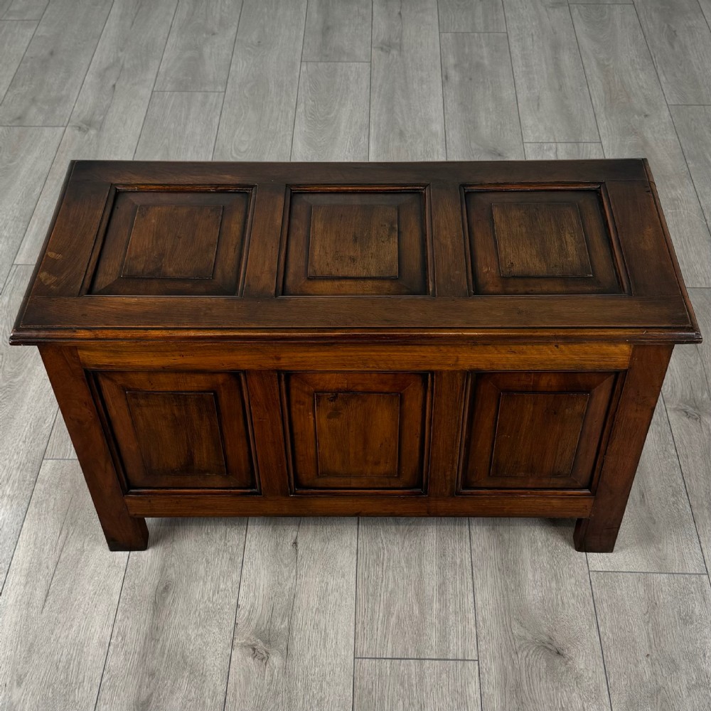  Antique 20th Century Blanket Box In Walnut  View IX