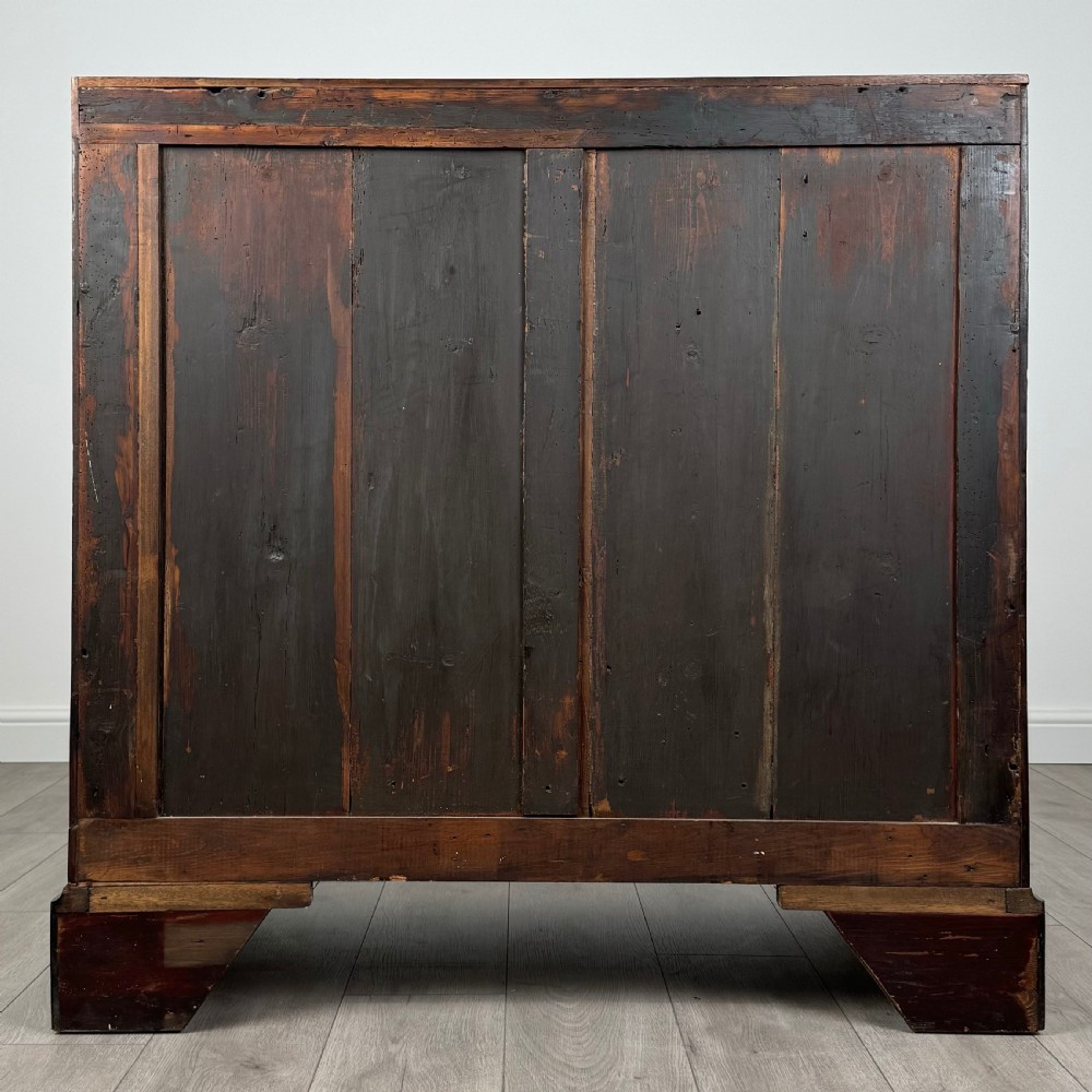 Antique 18th Century Heavily Carved Bureau In Oak 
 View VI
