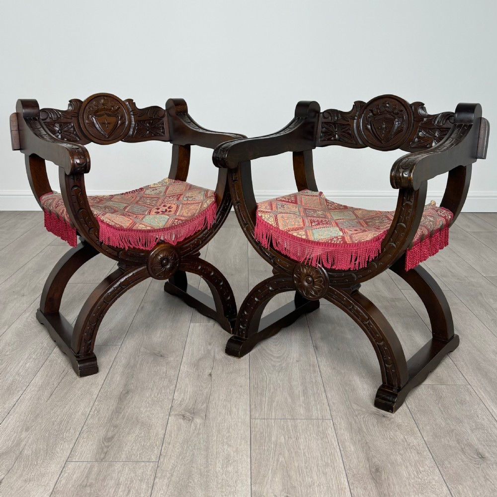 Antique 20th Century Pair Of French Armchair’s In Mahogany