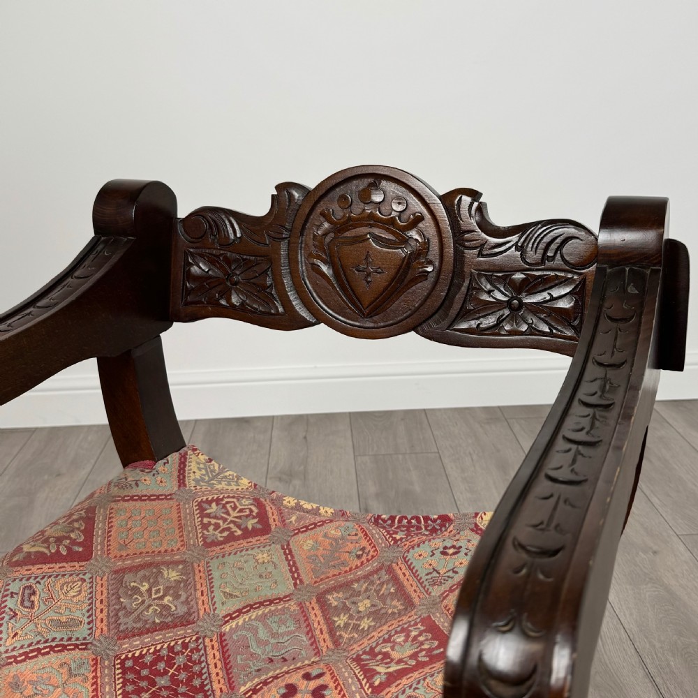 Antique 20th Century Pair Of French Armchair’s In Mahogany View XXV