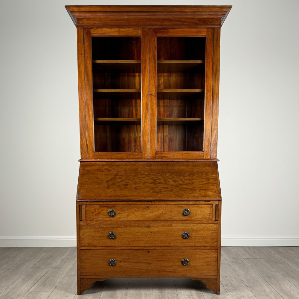 Antique 20th Century Bureau Bookcase In Mahogany 
