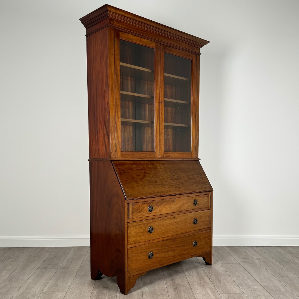 Antique 20th Century Bureau Bookcase In Mahogany 
 View IX