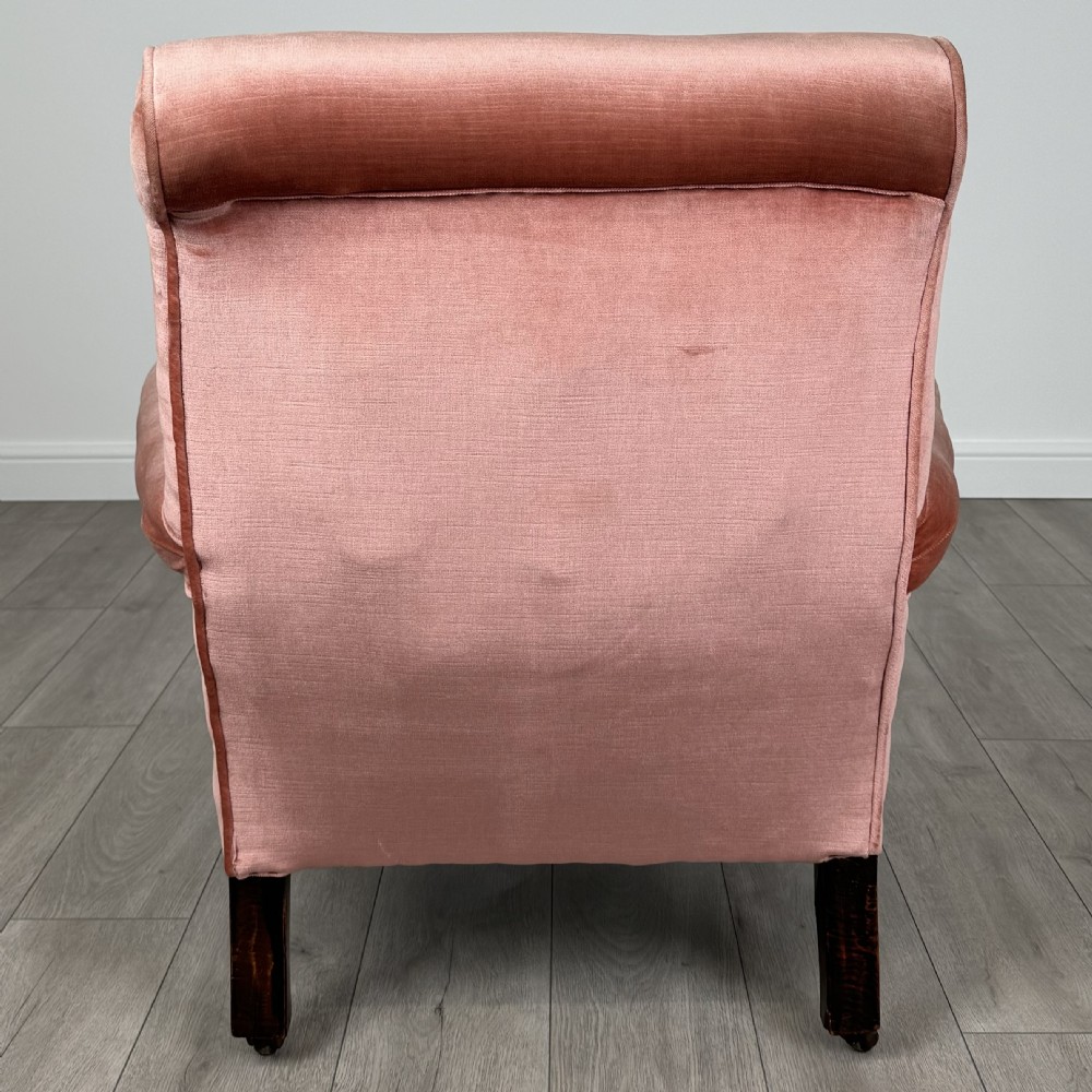 Antique 20th Century Good Quality Armchair In Mahogany  View V