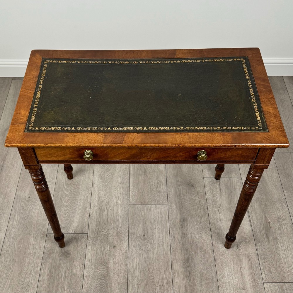 Antique 18th Century Fine Quality Writing Table In Mahogany  View IX