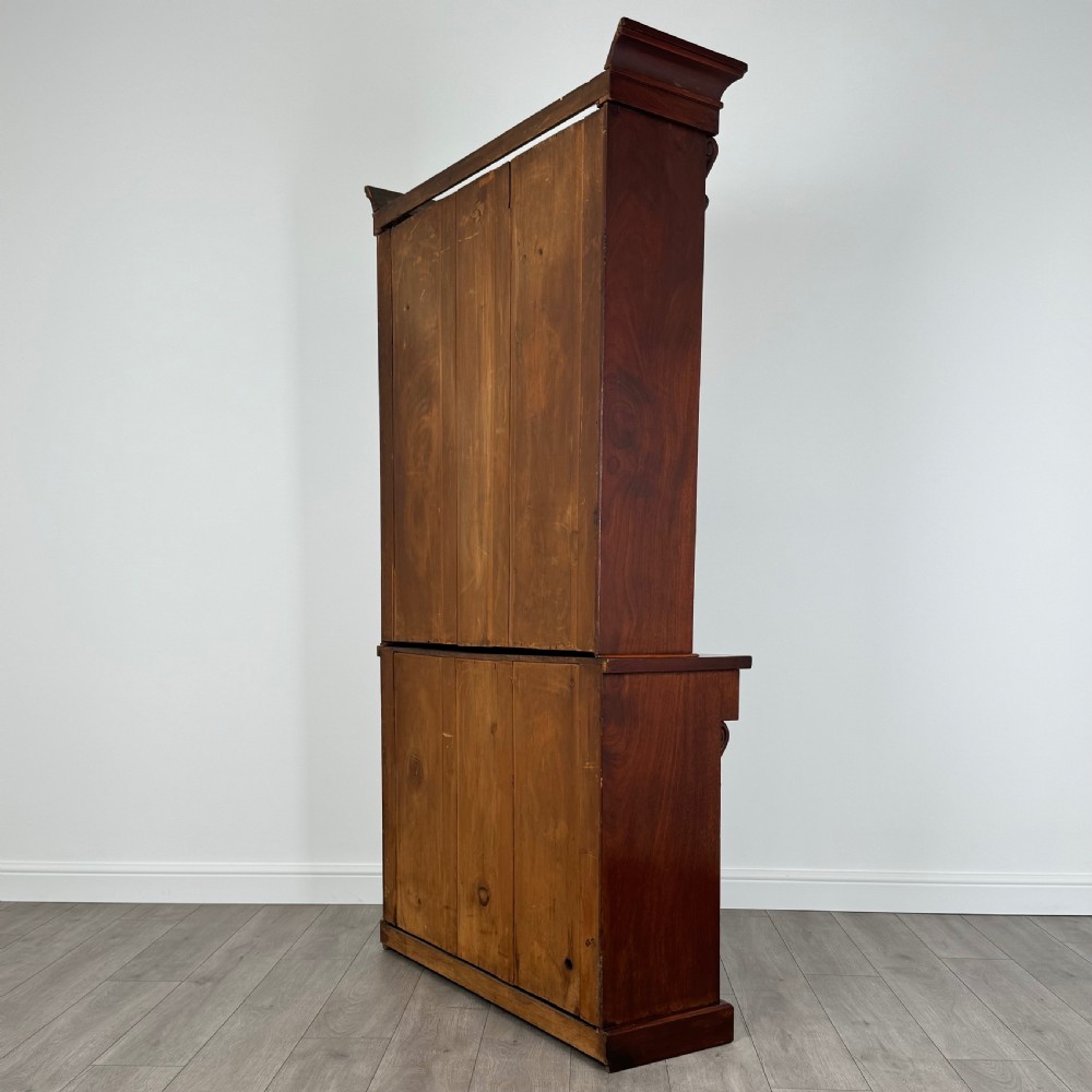 Antique 19th Century Good Quality Bookcase In Mahogany  View V