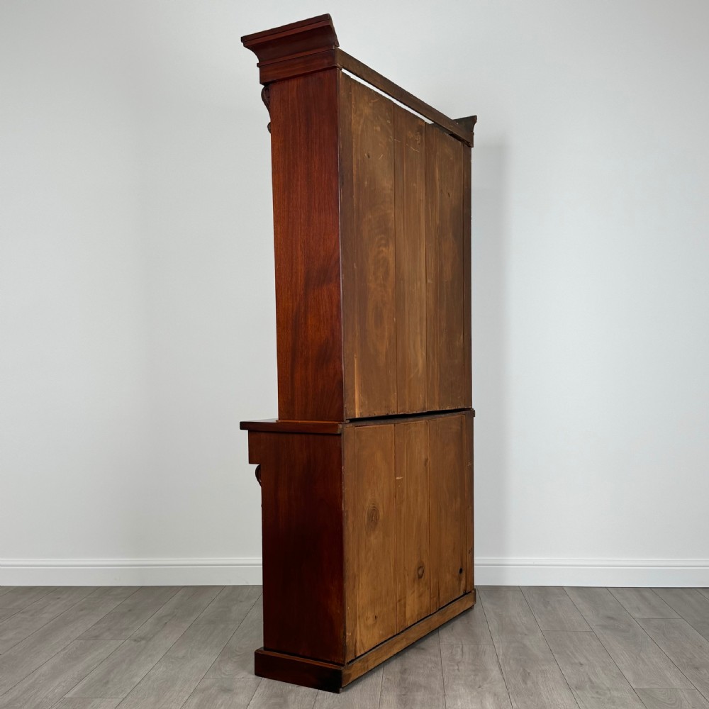 Antique 19th Century Good Quality Bookcase In Mahogany  View VI