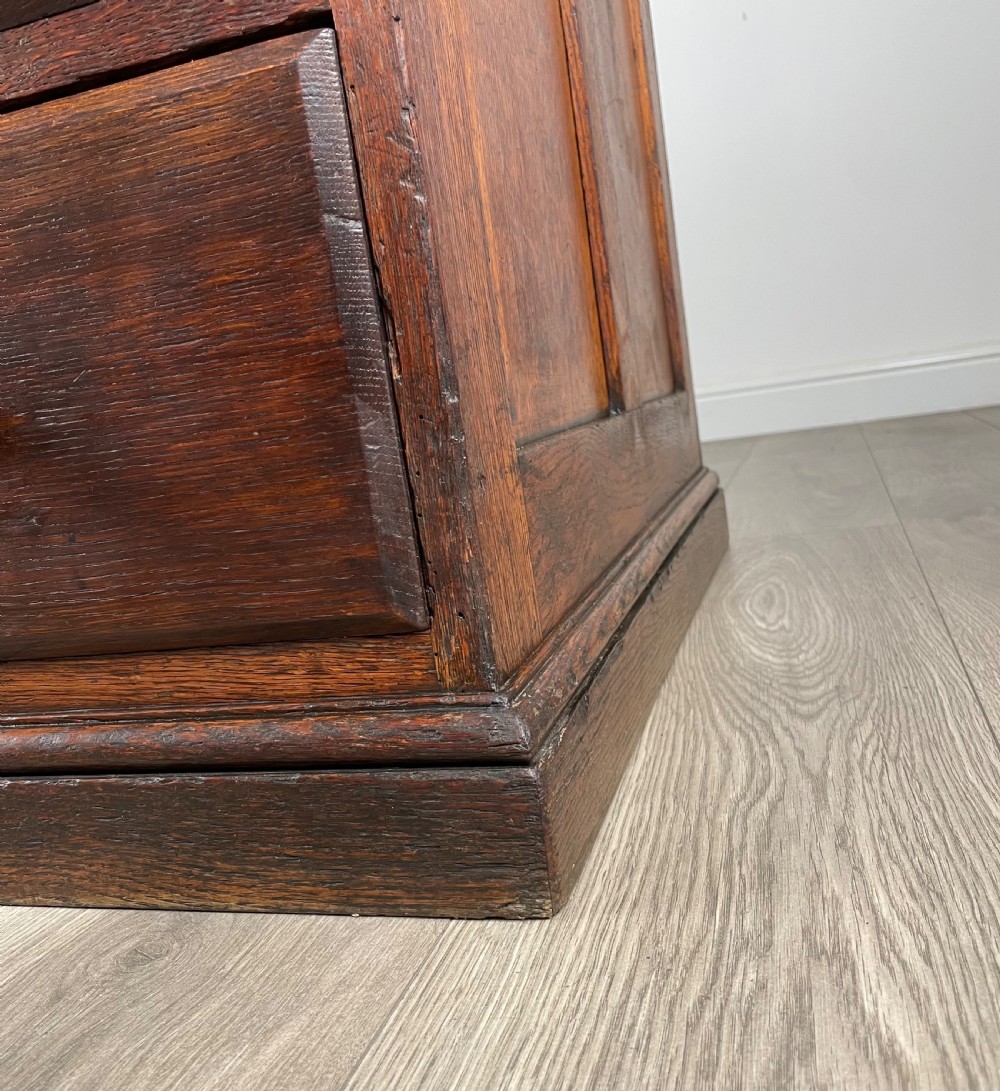 Antique 20th Century Pedestal Desk In Oak  View XIV