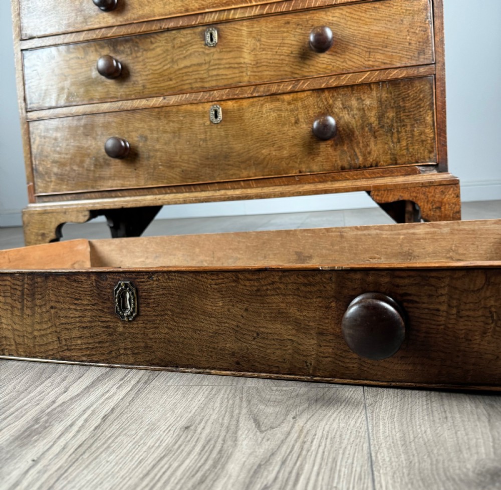 Antique 18th Century Good Quality Bureau In Oak View XV